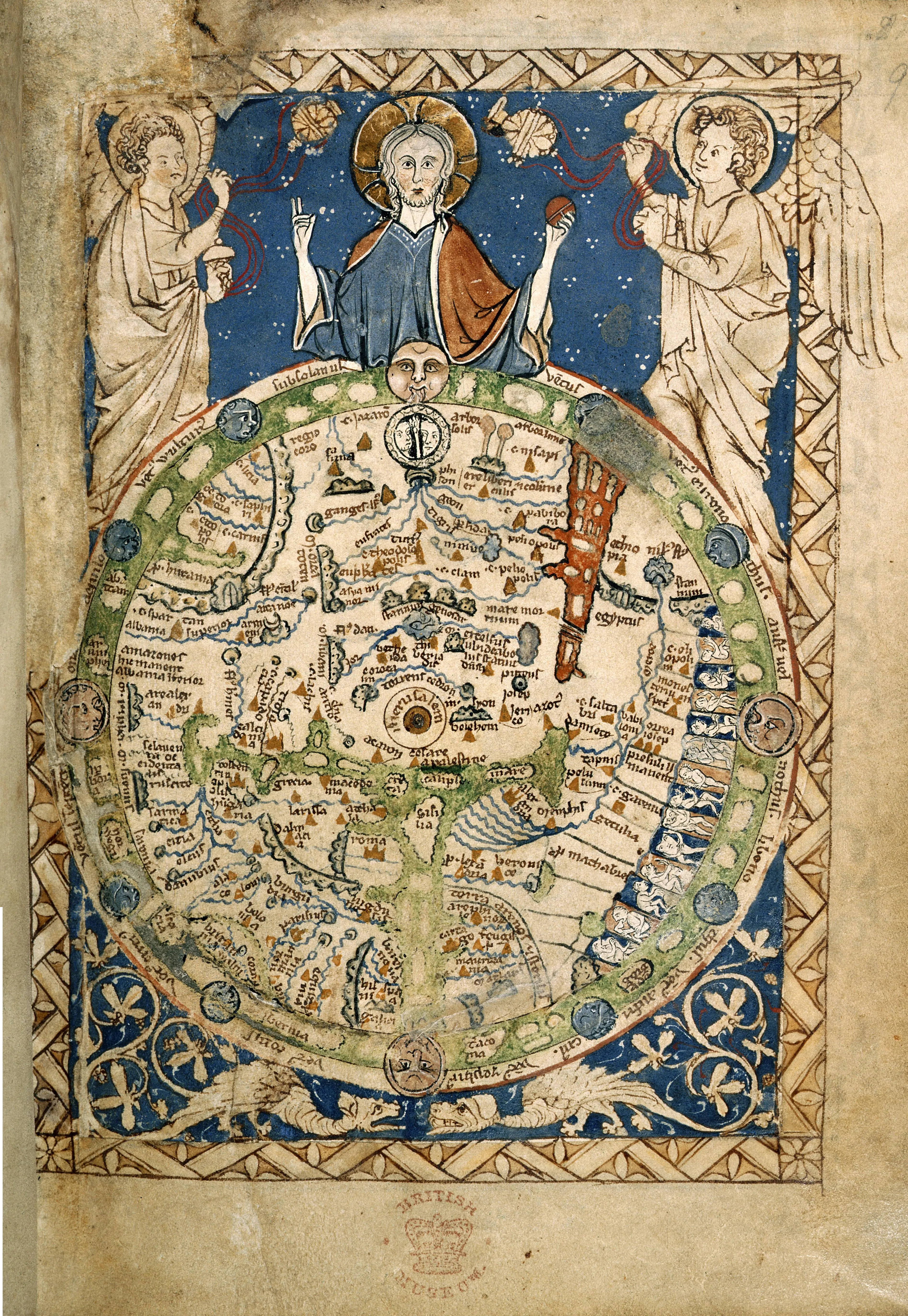 Psalter world map